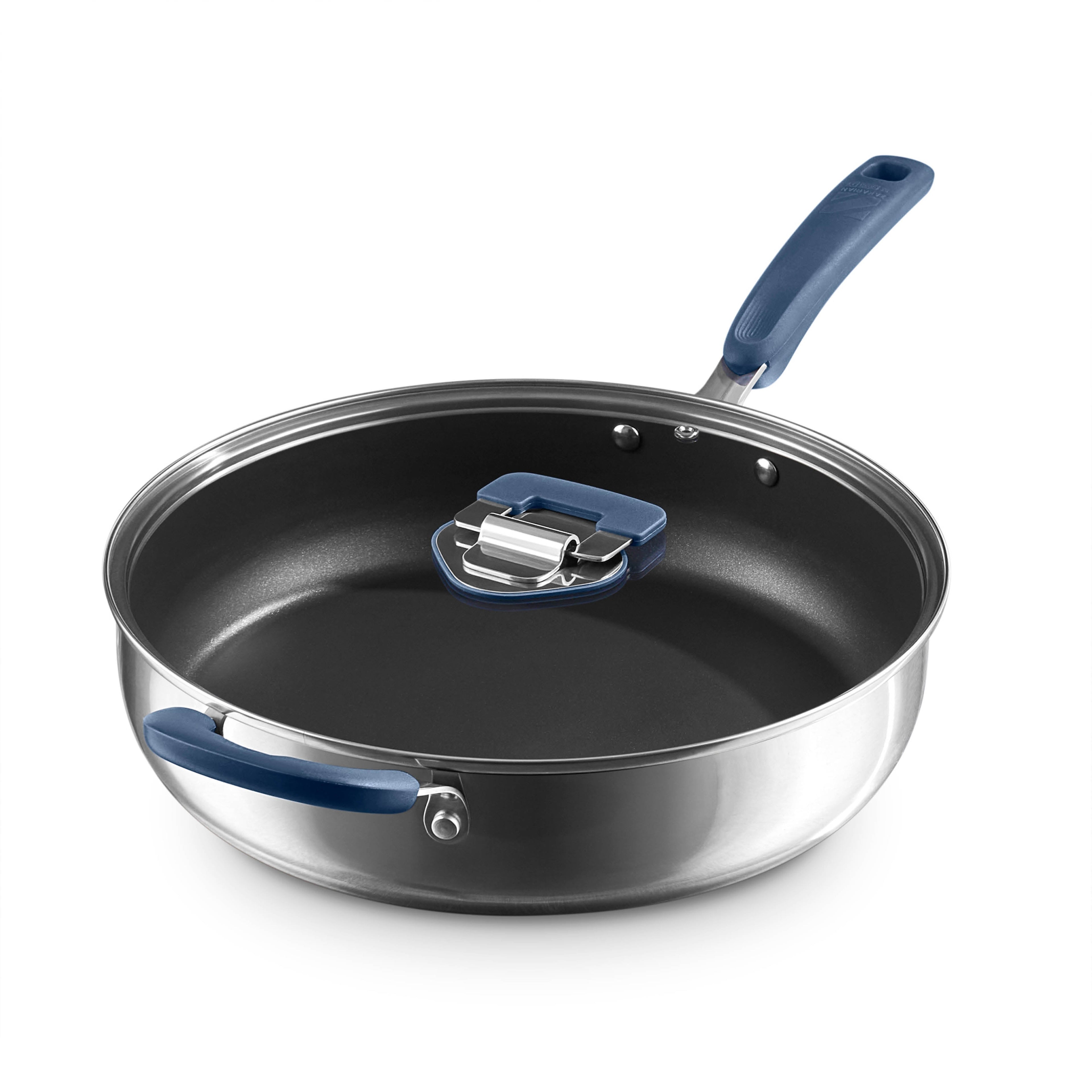 Zakarian by Dash 5qt TruPro Stainless Steel Saute Pan with Lid