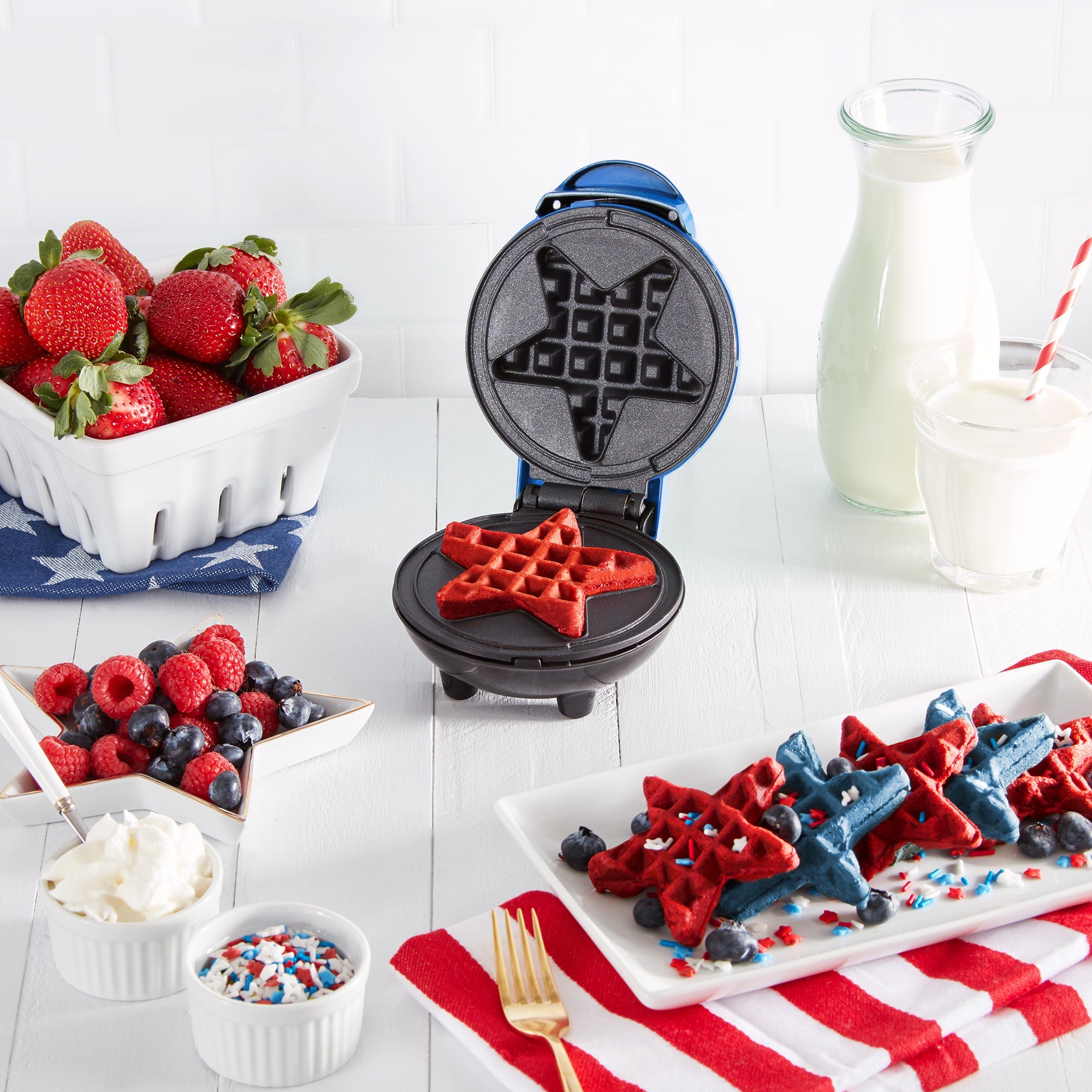 Mini Star Waffle Batter Bottle Bundle